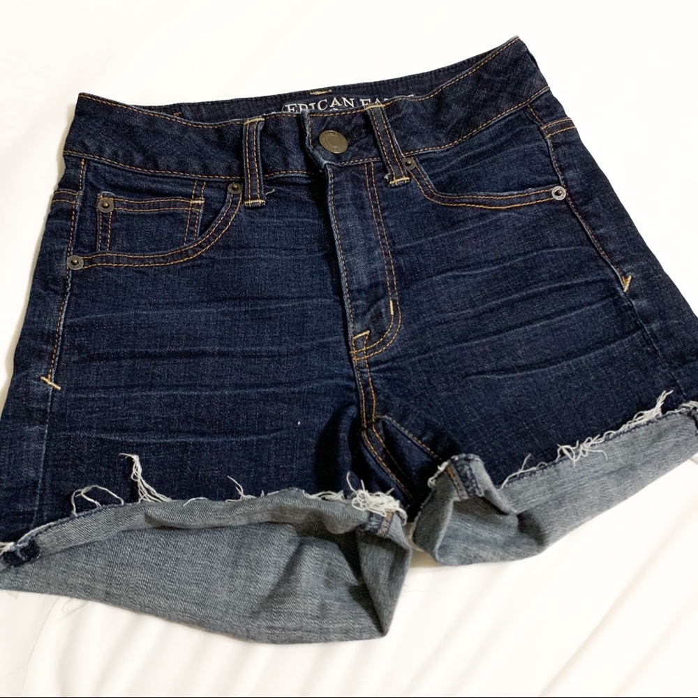 American Eagle Mid Rise Jean Short Super Stretch